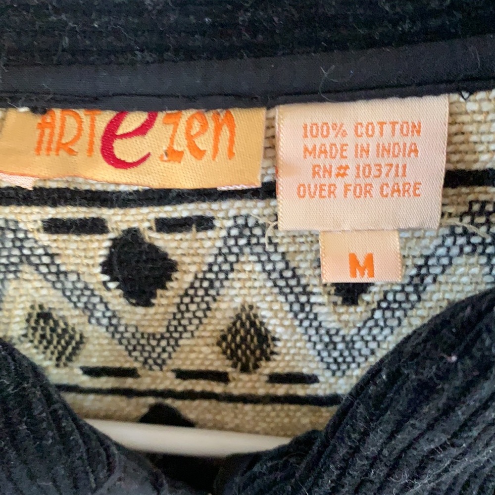 Vintage Artezen bohemian Woven Jacket - Picture 5 of 7
